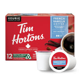 Tim Hortons French Vanilla Coffee, Keurig K-Cups – Sweet Valentine's Day Gift for Canadian Expats, 12 Single-Serve Pods