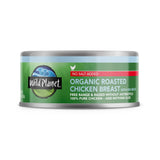 Wild Planet Organic Roasted Chicken Breast – Compact High Protein Pack for Hunting Camp and Wilderness Trips, 5oz Can