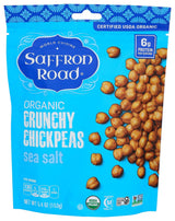 Saffron Road Sea Salt Chickpea Snack – Non-GMO Crunch for Picky Eaters and Nursery Snack Bowls