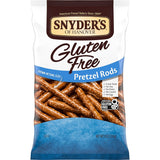 Snyder's of Hanover Gluten Free Pretzel Rods – Peanut Free Pretzel for Car Rides and Kids' Snack Time, 8 oz Pack
