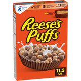 REESE'S PUFFS Peanut Butter Chocolate Cereal – Wholesome Snack Choice for Family Wellness Routines