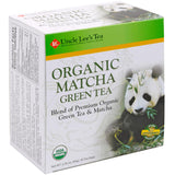Uncle Lee's Organic Matcha Green Tea Bags – Single-Serve Focus Brew for Conference Room and Office Pantry