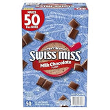 Swiss Miss Hot Cocoa Gift Box – Thoughtful Stocking Stuffer and Holiday Hostess Present for Women and Neighbors, Bulk 50 Count