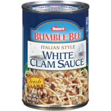 Snow's Italian Style White Clam Sauce, 15 Ounce – Pre-Seasoned Clam Pasta Sauce for Fast Family Meals, Garlic and Spices Included