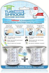 TubShroom Shower Drain Hair Catcher - Useful Birthday Gift for Mom, Wife, or Friend With Long Hair
