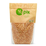 Yupik Organic Yellow Split Peas Resealable Pouch – Calorie-Dense Vegan Food for Long Hikes