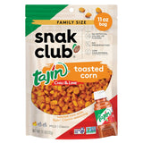 Snak Club Tajin Toasted Corn – Better-For-You Snack for Clean Eating Plans, Mild Chili-Lime Roasted Corn 11 oz Pouch