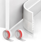 Suptikes 2 Pack Door Weather Stripping for Stylish Interior Doors, Neutral Gray Silicone Draft Stopper