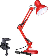 TORCHSTAR Matte Black Desk Lamp with Clamp – Decorative Adjustable Light for Craft Room and Window Sill