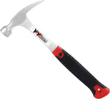 YIYITOOLS Fiberglass Handle General Purpose Hammer – 16-oz Rip Hammer for DIY and Light Construction