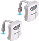 LumiPals LED Toilet Light 2-Pack – Novelty Bathroom Gift for Mom and Dad, Birthday and Holiday Present