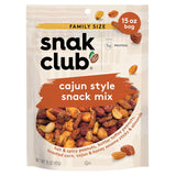 Snak Club Cajun Snack Mix – Nut and Sesame Stick Blend for Kids Lunches, Road Trip Stops, and Classroom Parties, 15 oz