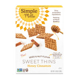 Simple Mills Honey Cinnamon Sweet Thins Snack Packs – Travel Carry On Cookie for Road Trips and Flights