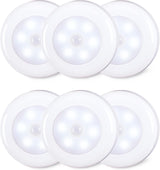 STAR-SPANGLED Stick-On Motion Lights – Safe, Auto Shutoff Puck Lamp for Toddler Bedrooms and Playroom Closets
