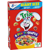 Trix Fruity Cereal – Daily Whole Grain Breakfast with Added Vitamins for Health-Conscious Families
