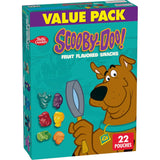 Scooby-Doo Fruit Flavored Snacks Gluten Free 22 Pouches Road Trip Family Snack for the Car Console