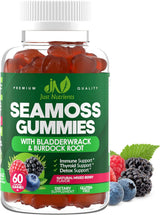 Mixed Berry Sea Moss 3000mg Gummies - Quick Morning Stack for Office Wellness Routines