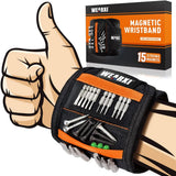 WEARXI Magnetic Wristband Tool Holder – One-Handed Fastener Access for DIY Home Improvement and Renovation Projects