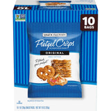 Snack Factory Pretzel Crisps – Game Night Appetizer Snack, Easy Dipping Pretzel Crisps