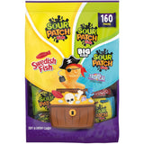 SOUR PATCH KIDS & SWEDISH FISH Bulk Halloween Treats – Individually Wrapped Candy Bags Perfect for Kids and Family Parties