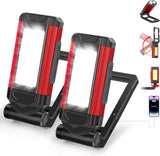 YiaMia Portable Work Light 2 Pack – Compact Tent Lantern for Camping and Backpacking, 7 Modes Including Emergency Flashing