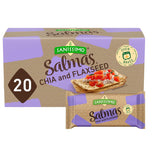 Sanissimo Salmas Salted – Crunchy Car Cup Holder Crackers for Road Trips with Kids