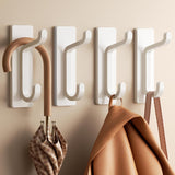 Towlz Decorative Wall Hooks as Birthday Gift for Her, Stylish Matte Black Adhesive Hooks With Premium Packaging