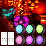 Yiliaw Toddler Friendly Puck Lights – Auto-Off Night Light for Nursery Stairways and Bedside, No Flame