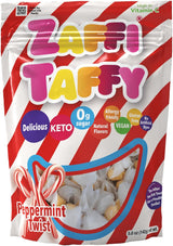 Zollipops KETO Taffy Strawberry Banana 5oz – Family-Safe Sugarless Chewy Candy for Playdates and Snack Drawer