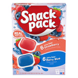 Snack Pack Berry Gel Cups – Pantry Staple for Repeat Grocery Orders, 12 Count