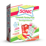 Sonic Singles to Go Drink Mix – School Day Hydration Sticks That Fit in Lunchboxes, Caffeine Free Kids Drink Mix