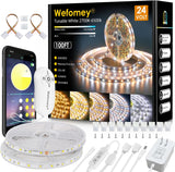 LotusLamp X Hidden Cove LED Strip – Effortless Recessed Lighting for Less-Is-More Home Design, 100ft