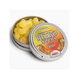 Iconic Candy Retro Sours Hard Tangy Candy Tin – Retro Care Package Treat, Citrus and Tangerine Sour Candy Gift Set