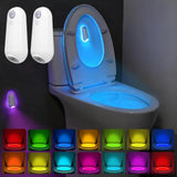 Toilet Bowl Light Motion Sensor – Hands-Free Safety Light for Dark Hallways, Rechargeable USB-C
