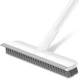 SetSail One Tool Floor Cleaner Brush with Adjustable Handle, Declutter Cleaning Closet with Stiff Bristle Scrubber and Built in Scraper