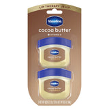 Vaseline Lip Therapy Mini Tin 2 Pack – Thoughtful Stocking Stuffer Gift for Mom, Cocoa Butter Hydrating Balm