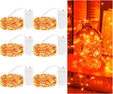 TingMiao Battery Operated Fairy Lights – Camping and Picnic Accent, Portable 7.2 ft Copper Wire String
