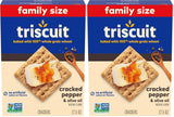 Triscuit Cracked Pepper & Olive Oil Crackers – Hearty Base for Build-Your-Own Mini Cracker Sandwiches