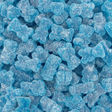 Blue Gummy Bears for Kids Party Tables Gelatin Free 1 Pound Bulk Candy Pack Resealable Bag