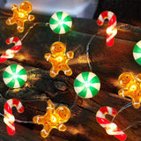 [BRAND] Weather Resistant Santa Tree Snowflake LED Lights – Garden, Pergola, and RV Awning Christmas Styling