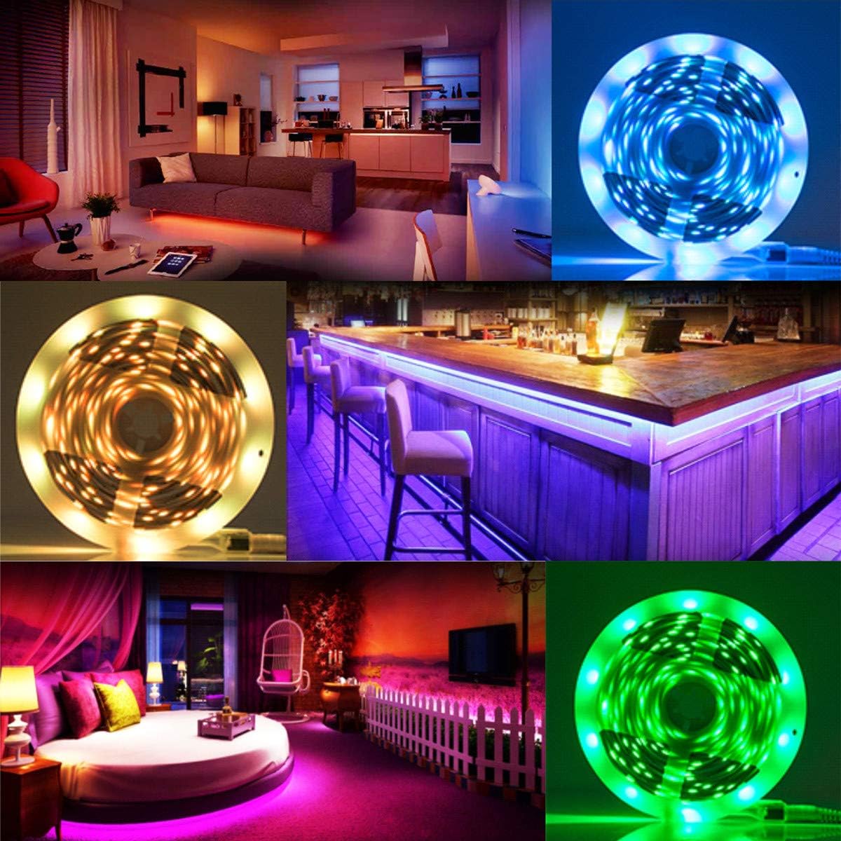 Tenmiro LED Strip Lights – Less is More Accent Strip, Cut to Fit RGB Light for Intentional Decor