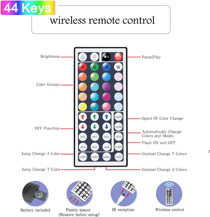 Tenmiro LED Strip Lights – Less is More Accent Strip, Cut to Fit RGB Light for Intentional Decor