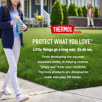 THERMOS FUNTAINER Trusted Brand Kids Bottle – THERMOS Heritage Quality Backed by Decades of Safe Hydration Engineering