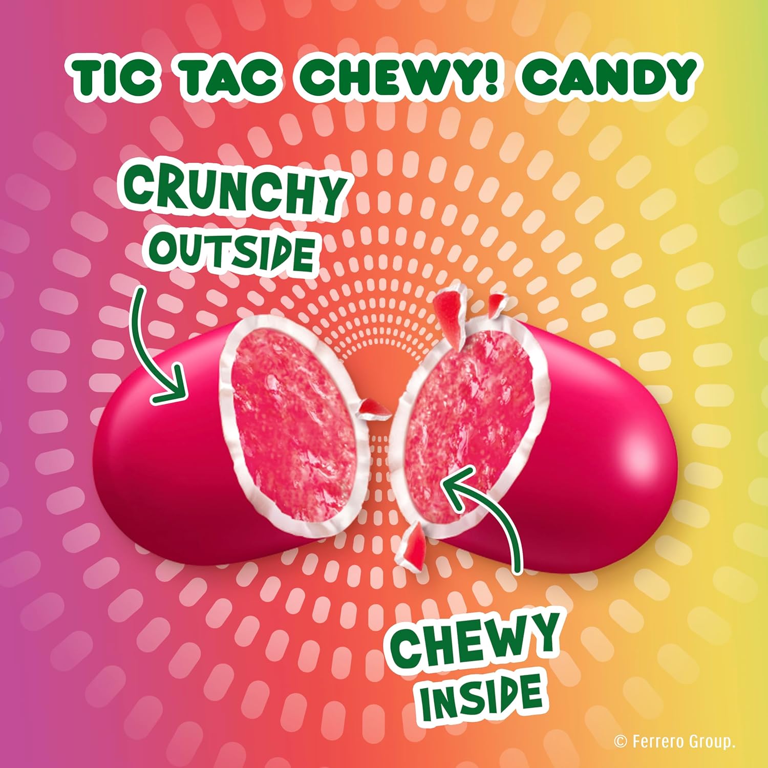 Tic Tac Chewy! Fruit Adventure Candy – Better-For-You Chewy Treat with Natural Fruit Flavors, 7 oz