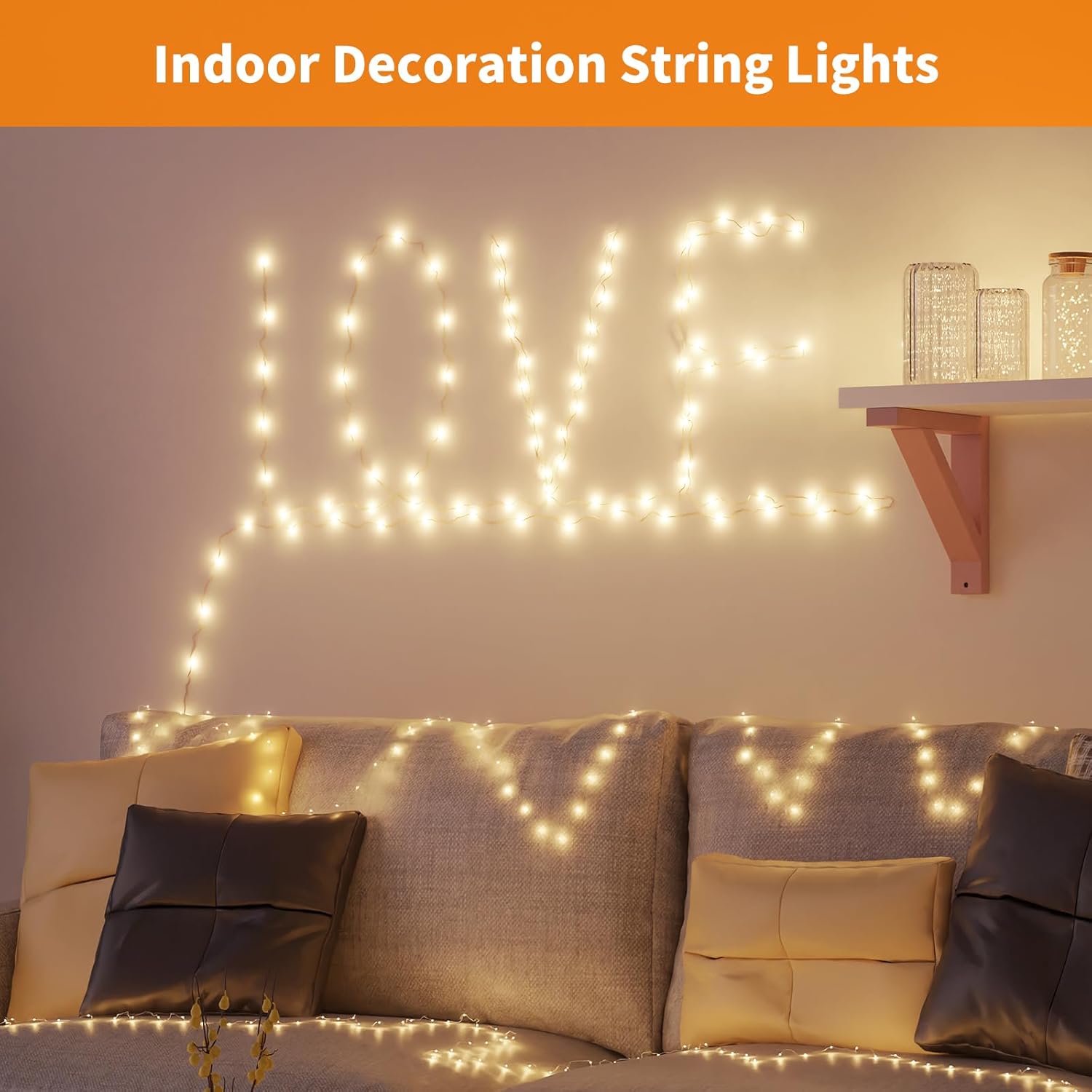 TingMiao Battery Operated Fairy Lights – Camping and Picnic Accent, Portable 7.2 ft Copper Wire String