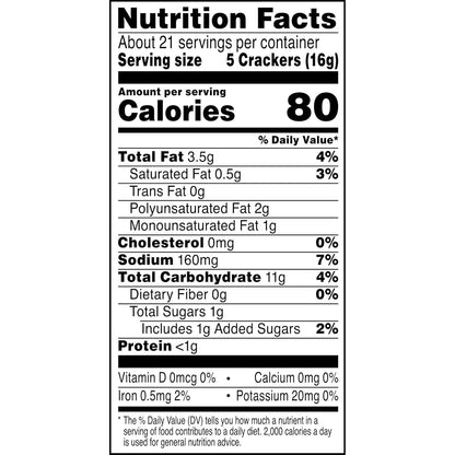 Toasteds Crackers Three-Flavor Box – Kid-Friendly Lunchbox Addition for School and Home, 12oz