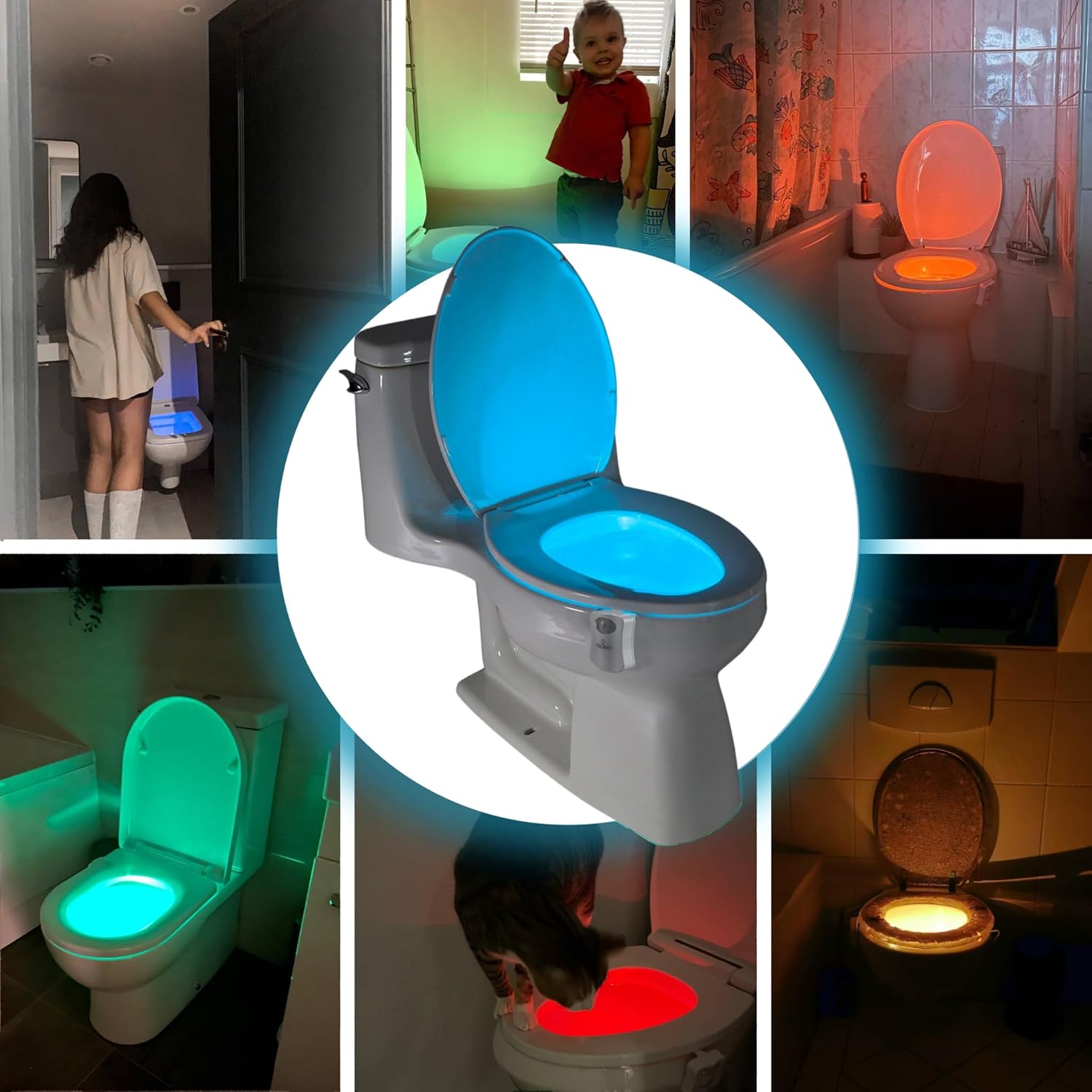 ToiLight Glow in the Dark Toilet Light – Fun Bedroom Adjacent Night Light for Kids Scared of the Dark