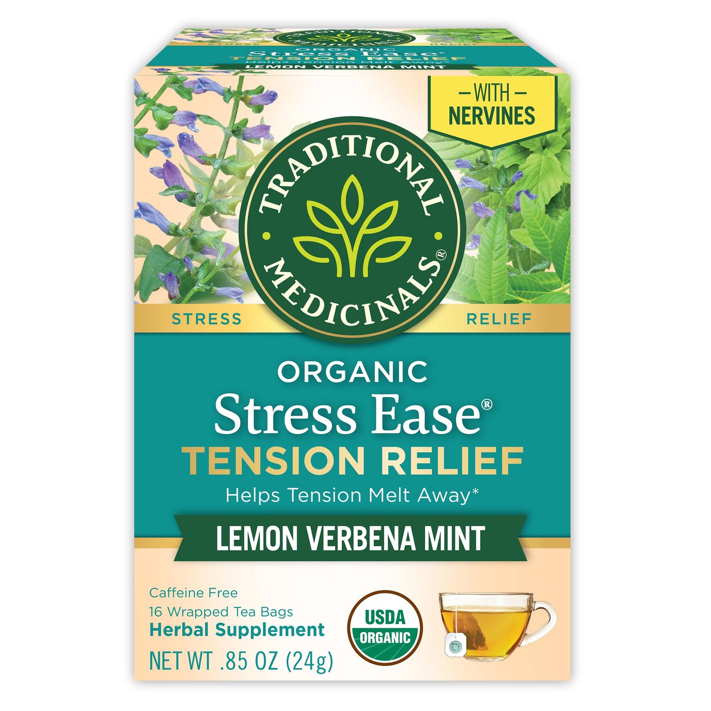 Traditional Medicinals Lemon Balm Herbal Infusion – Housewarming Gift for the Wellness-Loving Hostess