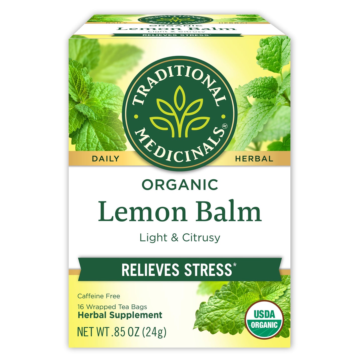Traditional Medicinals Lemon Balm Herbal Infusion – Housewarming Gift for the Wellness-Loving Hostess