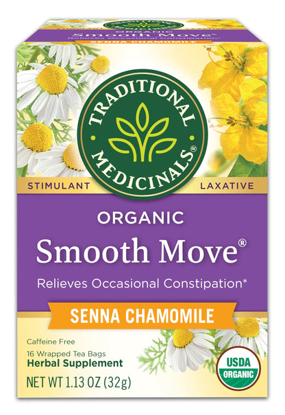 Traditional Medicinals Smooth Move – Trusted 40-Year Herbal Formula for Safe, Predictable Overnight Relief